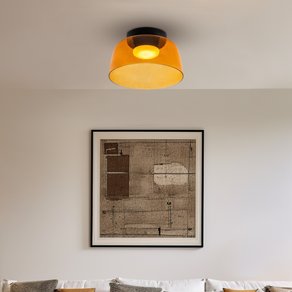 Creative Glass Ceiling Light Multi-Layer Pendant Lampshade