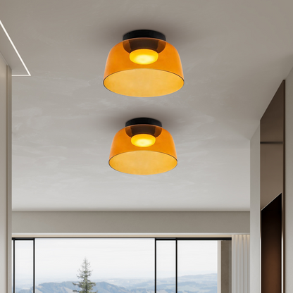 Creative Glass Ceiling Light Multi-Layer Pendant Lampshade