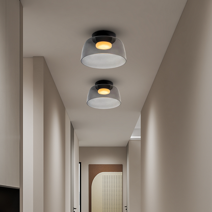Creative Glass Ceiling Light Multi-Layer Pendant Lampshade