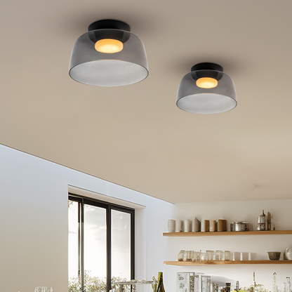 Creative Glass Ceiling Light Multi-Layer Pendant Lampshade