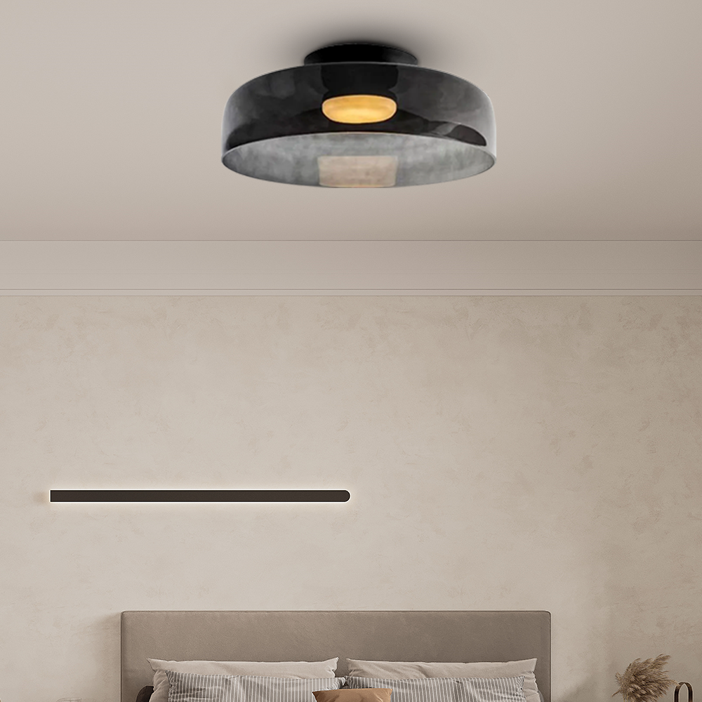 Creative Glass Ceiling Light Multi-Layer Pendant Lampshade