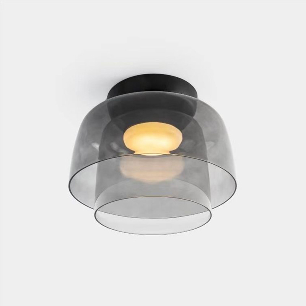 Creative Glass Ceiling Light Multi-Layer Pendant Lampshade