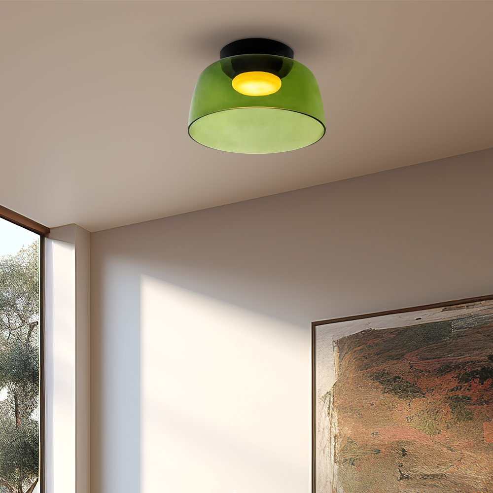Creative Glass Ceiling Light Multi-Layer Pendant Lampshade