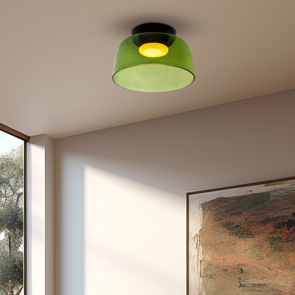 Creative Glass Ceiling Light Multi-Layer Pendant Lampshade