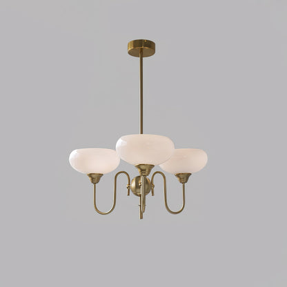 Bubble Creamy Glass Chandelier