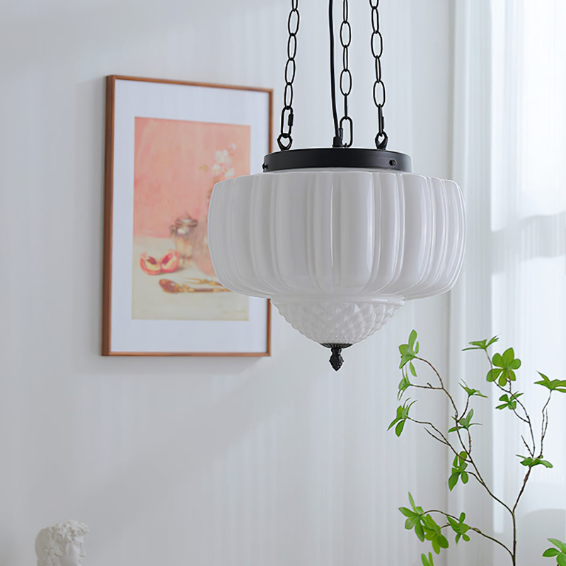 Modern White Minimalists Pendant Light