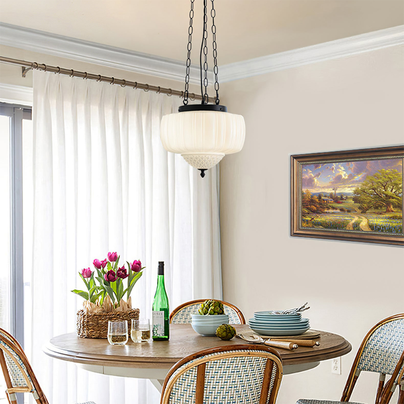 Modern White Minimalists Pendant Light