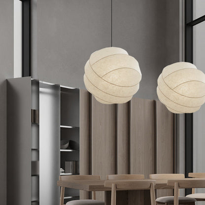 Modern Large Pendant Light Chic Fabric Chandelier