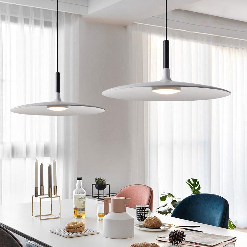 Industrial Simple Graceful Flying Saucer Pendant Light