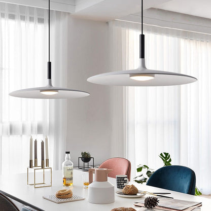 Industrial Simple Graceful Flying Saucer Pendant Light