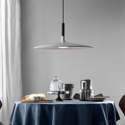 Industrial Simple Graceful Flying Saucer Pendant Light