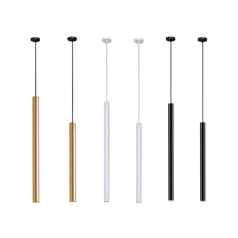 Nordic Long Tube Length Adjustable Home Dining Room Pendant Lights