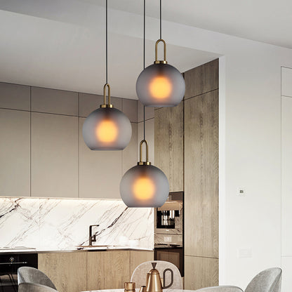 Modern Glass Ball Pendant Lights-[Modern pendant lighting for bedroom and living space]-Demolights UK