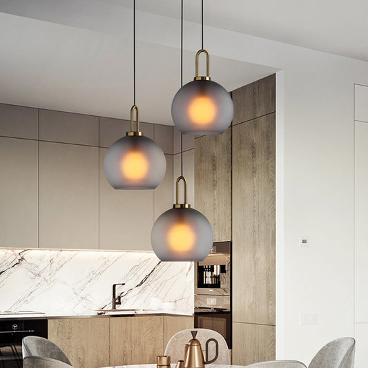 Modern Glass Ball Pendant Lights-[Modern pendant lighting for bedroom and living space]-Demolights UK