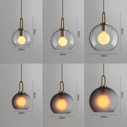 Modern Glass Ball Pendant Lights