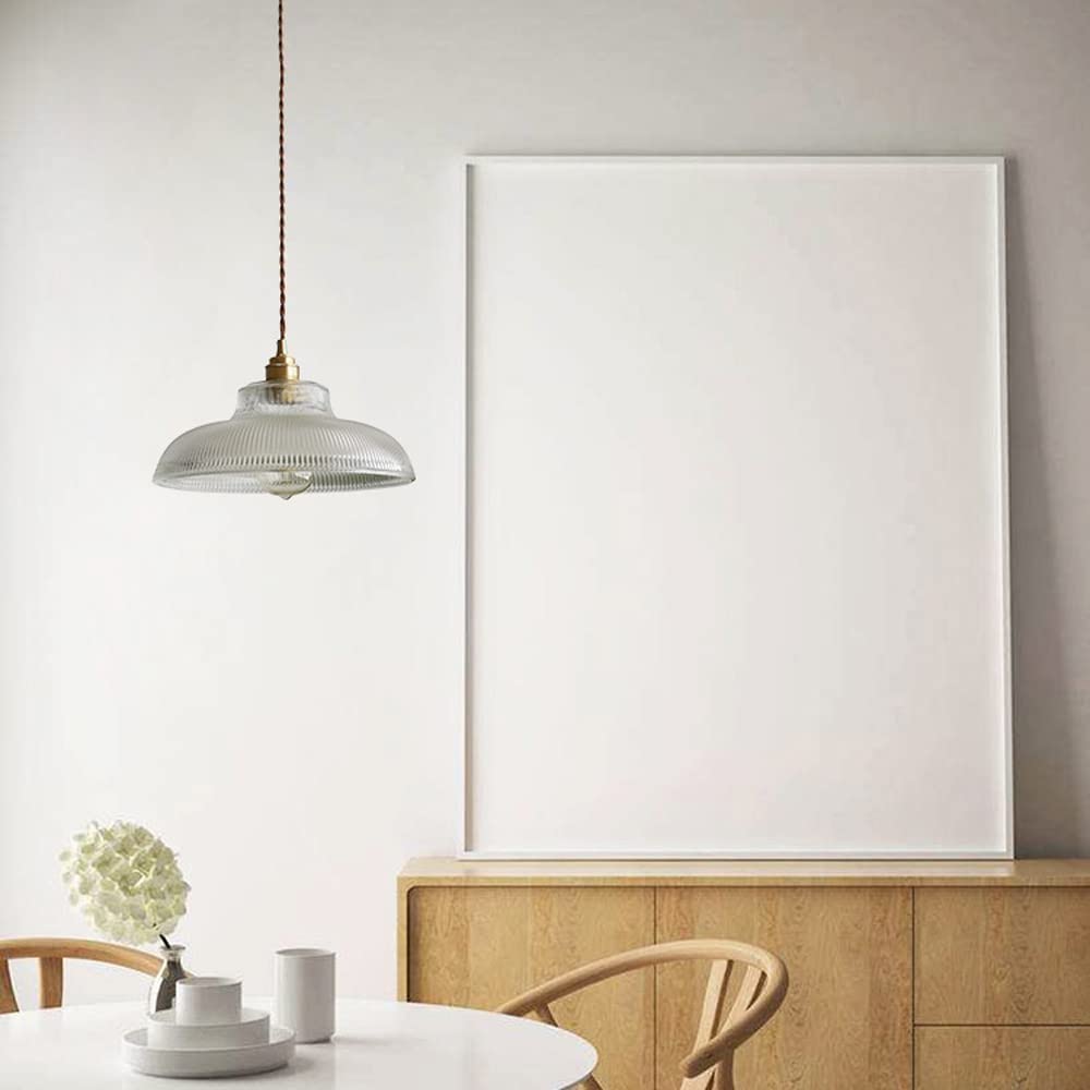 Nordic Style Pendant Light Chandelier with Glass Lampshade