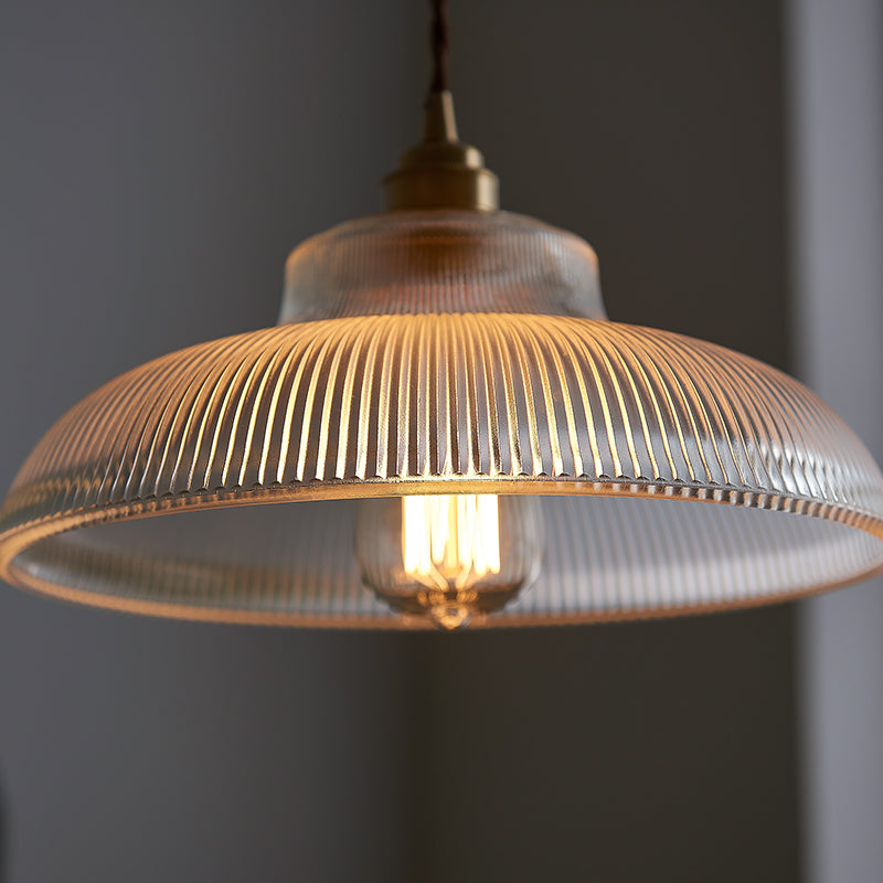 Nordic Style Pendant Light Chandelier with Glass Lampshade