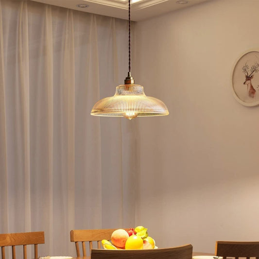 Nordic Style Pendant Light Chandelier with Glass Lampshade-[Modern pendant lighting for bedroom and living space]-Demolights UK