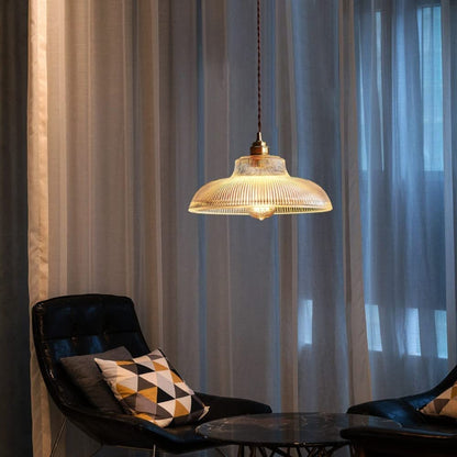 Nordic Style Pendant Light Chandelier with Glass Lampshade