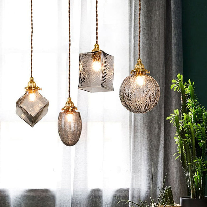Creative Glass Pendant Light Kitchen Island Lighting-[Modern pendant lighting for bedroom and living space]-Demolights UK