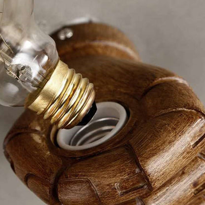 Industrial Retro Fist Wall Lamp Resin Lighting Fixture for Indoor Wall Decor