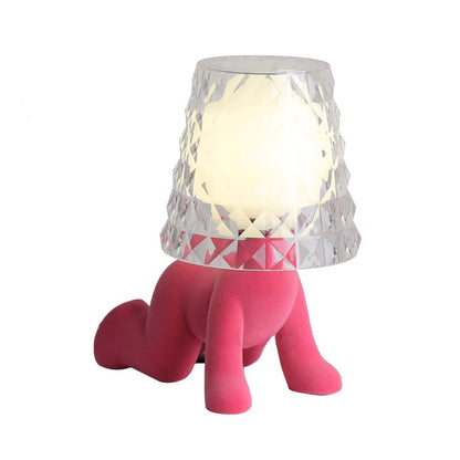 Nordic Chrome Little Golden Man Table Lamp Children's Room Night Lights