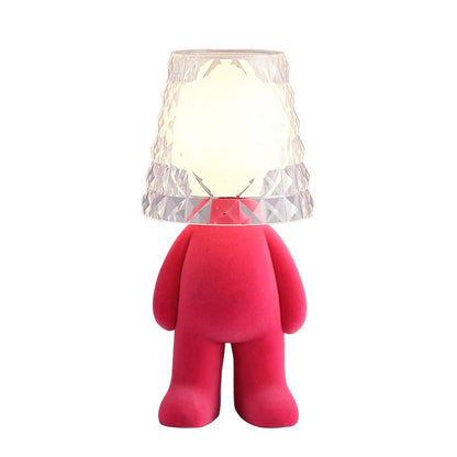 Nordic Chrome Little Golden Man Table Lamp Children's Room Night Lights