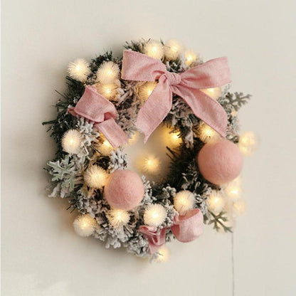Best Christmas Wreath Hanging Home Decoration With Light