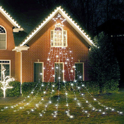 Outdoor Christmas  Waterproof 350 LED Star Lights Tree Decorations