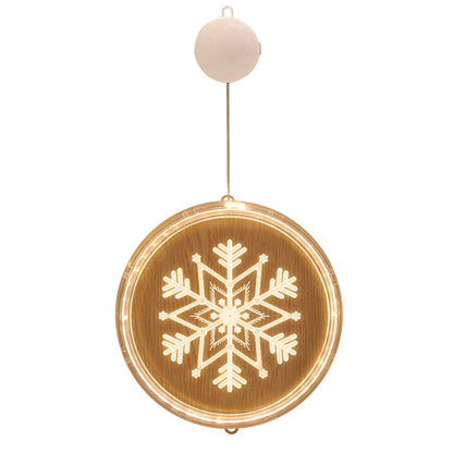3D Christmas LED Hanging Lights Festive Lights and Star Lights