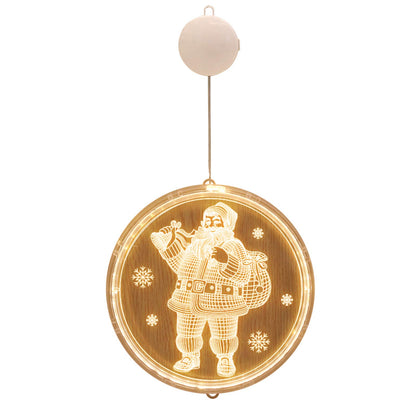 3D Christmas LED Hanging Lights Festive Lights and Star Lights