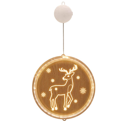 3D Christmas LED Hanging Lights Festive Lights and Star Lights