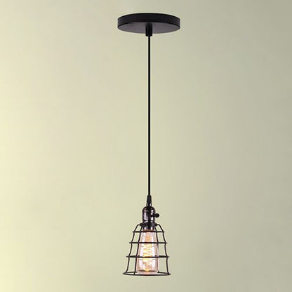 Black Pendant Light Creative Minimalist Style Hanging Lamp