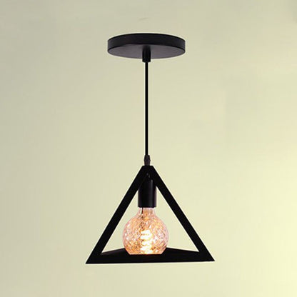 Black Pendant Light Creative Minimalist Style Hanging Lamp