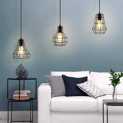 Black Pendant Light Creative Minimalist Style Hanging Lamp