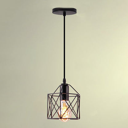 Black Pendant Light Creative Minimalist Style Hanging Lamp
