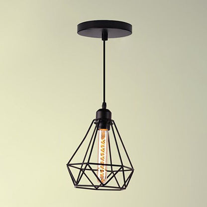 Black Pendant Light Creative Minimalist Style Hanging Lamp