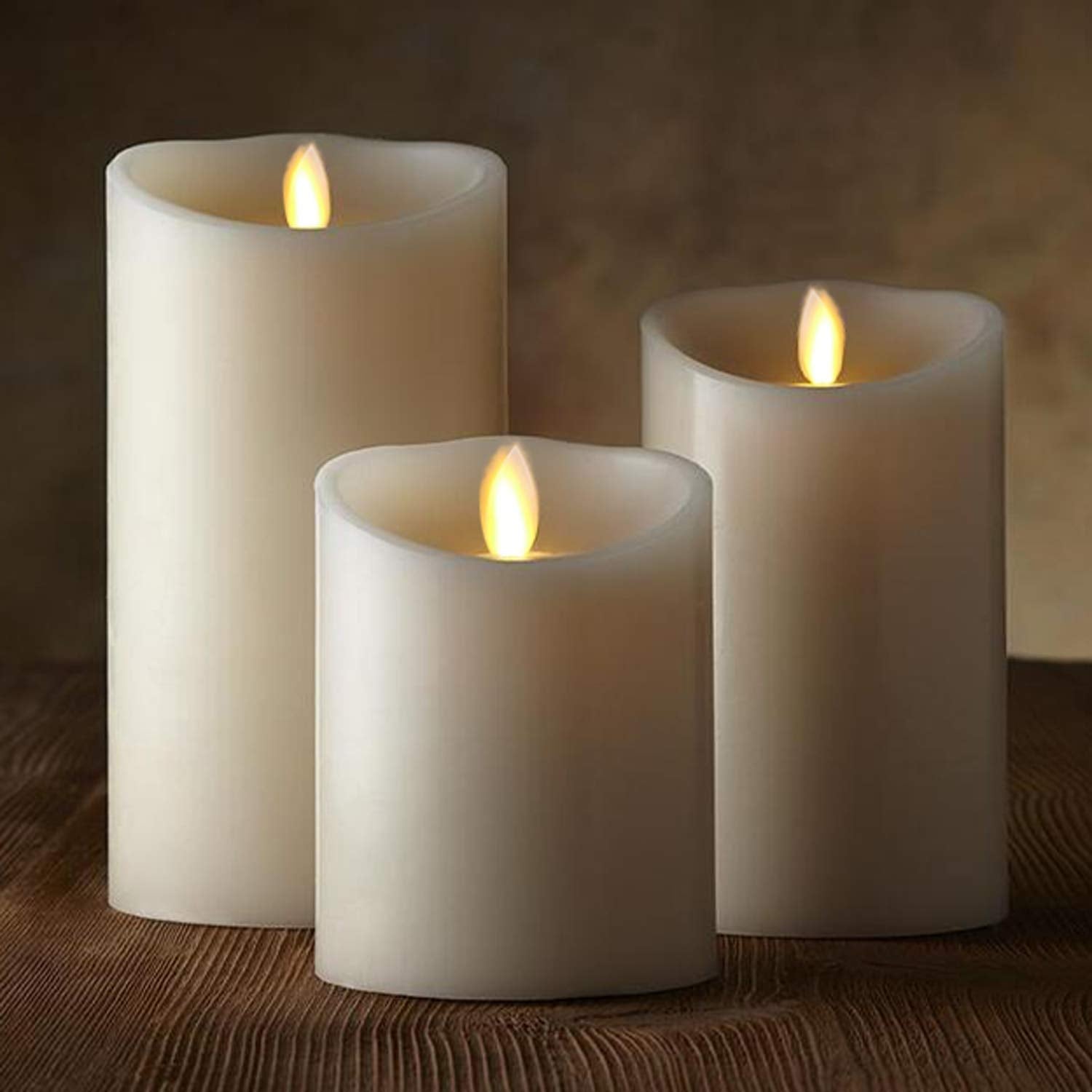 Flameless Flickering Electrical Paraffin Wax LED Candle-[Modern pendant lighting for bedroom and living space]-Demolights UK