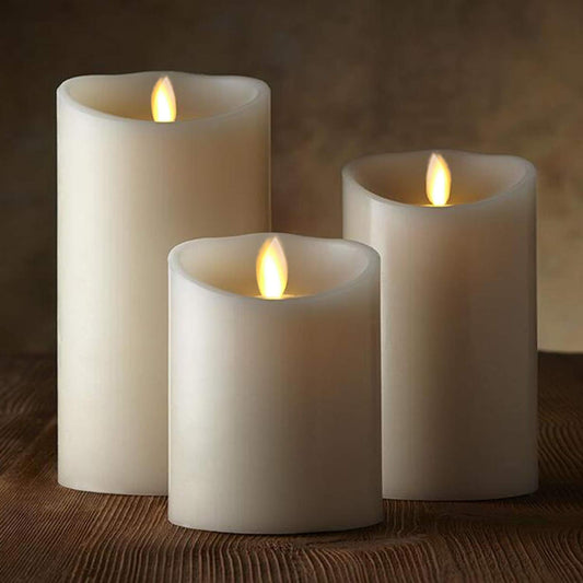 Flameless Flickering Electrical Paraffin Wax LED Candle-[Modern pendant lighting for bedroom and living space]-Demolights UK