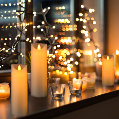 Flameless Flickering Electrical Paraffin Wax LED Candle