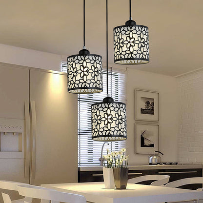 Modern Nordic Pendant Lights Fixtures Iron Hollow Out Chandelier