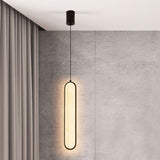 Load image into Gallery viewer, Oval Pendant Light Contemporary Style Metal Single Light Hanging Lamp