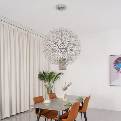 Stainless Steel LED Firework Raimond Pendant Light