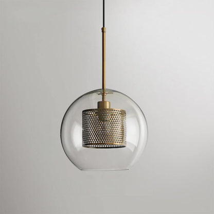 Modern Style 1 Light Globe Glass Pendant Light