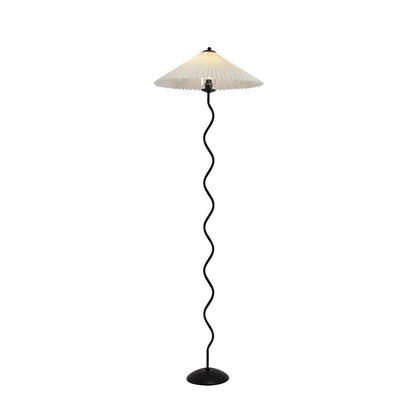 Nordic Pleated Umbrella Floor Lamp Led lights