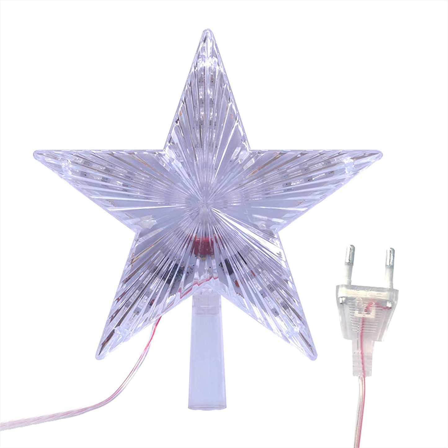 Christmas Tree Toppers Flash LED Star Decoration Light