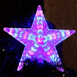 Load image into Gallery viewer, Christmas Tree Toppers Flash LED Star Decoration Light