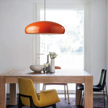 Modern Metal Pendant Light with Acrylic Shade