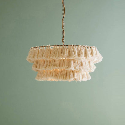 Handmade Woven Rope Pendant Creative Home Decoration Lampshade