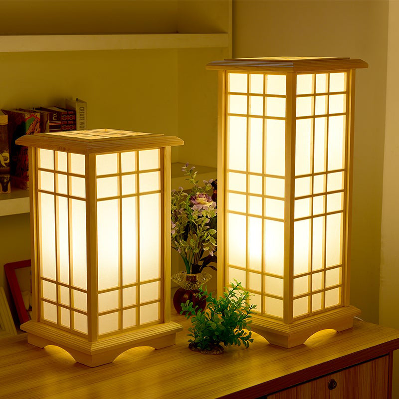 Desk Lamp Wood Tatami Table Lamp For Bedroom-[Modern pendant lighting for bedroom and living space]-Demolights UK